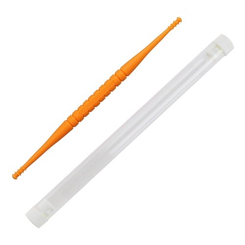 耳かき 螺旋式ゴムの耳かき アプリコット