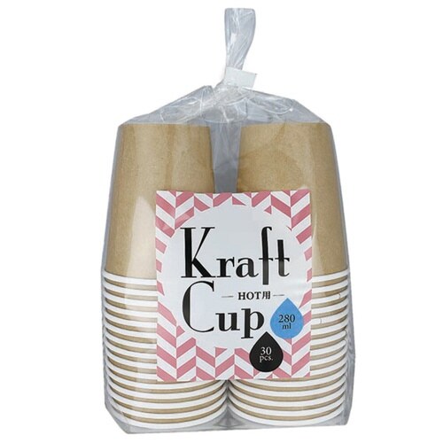 紙コップ クラフトカップ 280ml 30個入