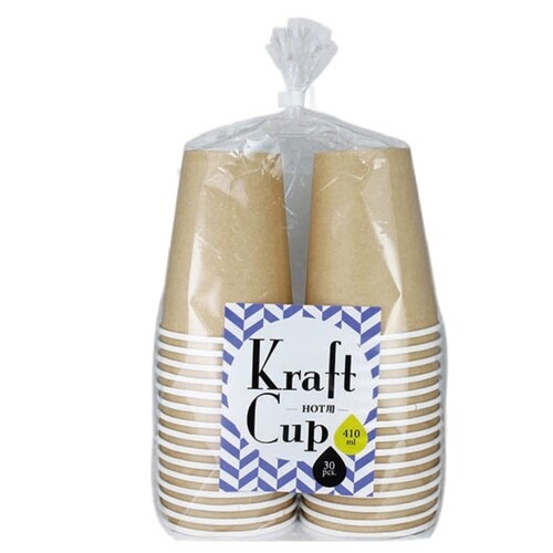紙コップ クラフトカップ 410ml 30個入