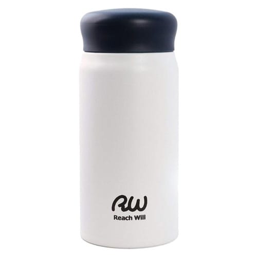 水筒 350ml ステンレス 保温 保冷 ホワイト