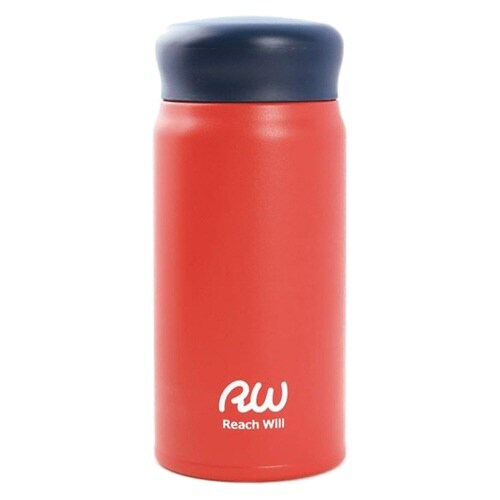水筒 350ml ステンレス 保温 保冷 レッド