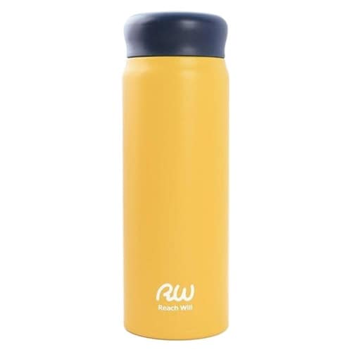 水筒 480ml ステンレス 保温 保冷 イエロー