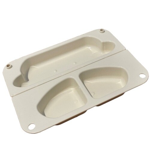 アウトドア食器 2WAYプレート ベージュ