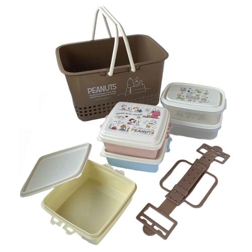 ピクニックセット スヌーピー バスケット