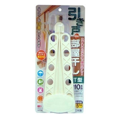 室内干し 引き戸de部屋干し T型 ハンガーフック