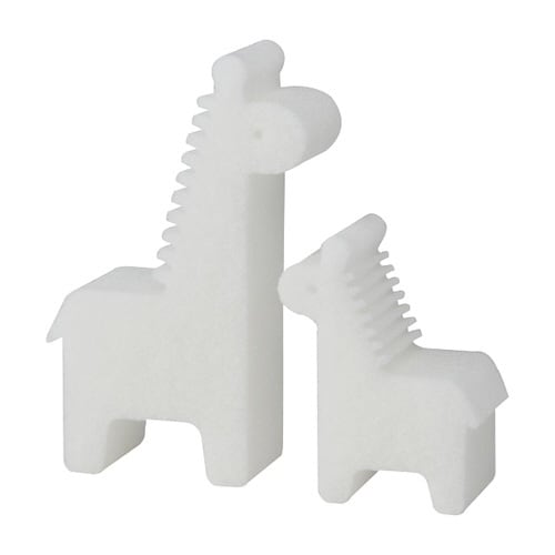 おもちゃ きりん スポンジ 安全 2歳 ホワイト