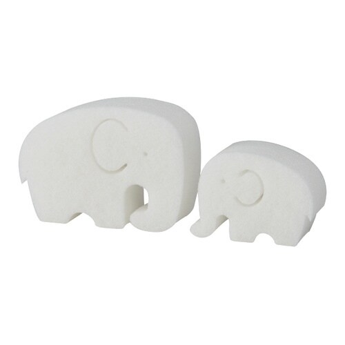 おもちゃ ぞう スポンジ 安全 2歳 ホワイト