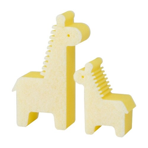 おもちゃ きりん スポンジ 安全 2歳 イエロー