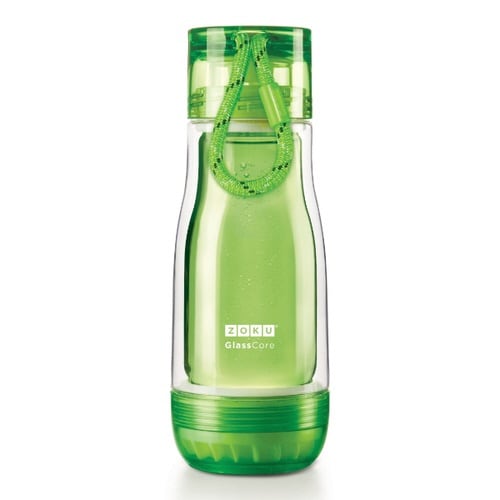 水筒 355ml ダブルウォール グリーン