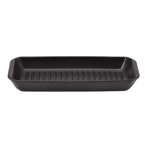 グリルプレート 25×11cm 長角 陶器