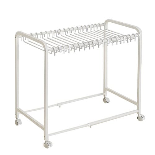 スラックスハンガー 伸縮式 キャスター付き