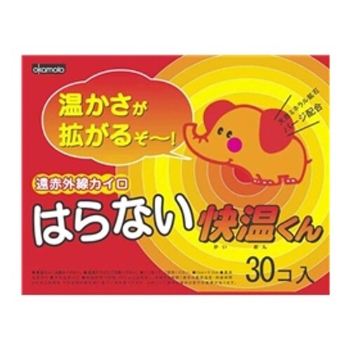 貼らないカイロ 快温くん レギュラー 30個入り