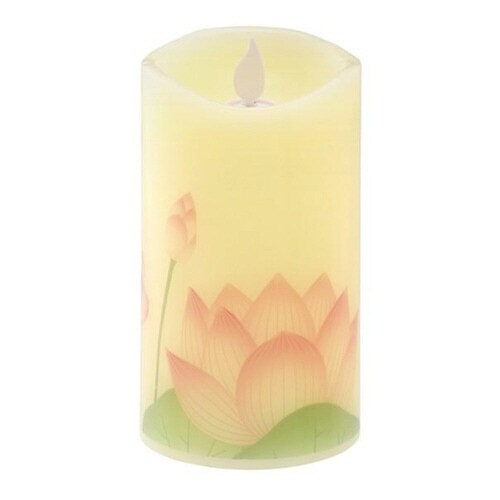 LEDローソク いろはあかり 蓮ツボミ 電池式