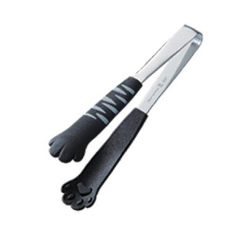 卓上トング きゃっちだにゃん 猫の手 黒とら