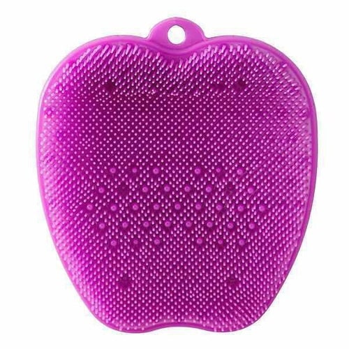 フットケア フットブラシ パープル