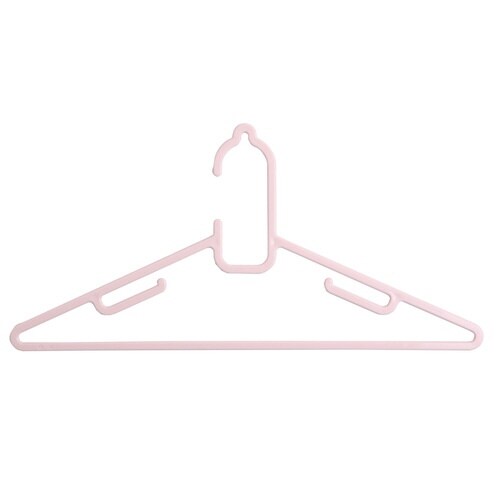 ハンガー ランドリーハンガー 5本セット ピンク