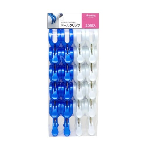 洗濯バサミ ポールクリップ 20個入