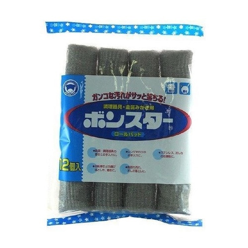 ロールパッド スチールウール 12個入