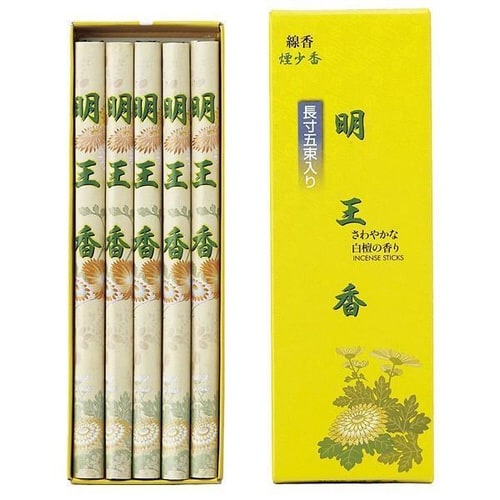 明王香 白檀 煙少香 長寸5束入