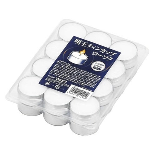 明王ティンカップローソク 24個入