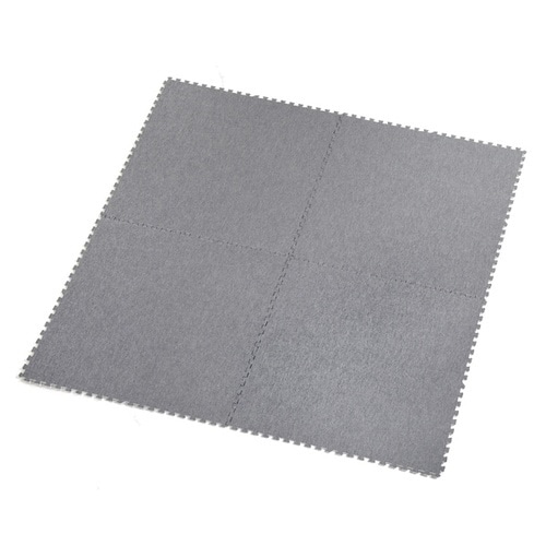 ジョイントマット デニム調 4枚入り グレー