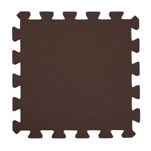 カラージョイントマット 8枚セット ブラウン