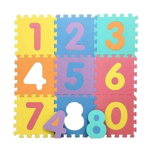 パズルマット ジョイントマット 数字 9枚入り