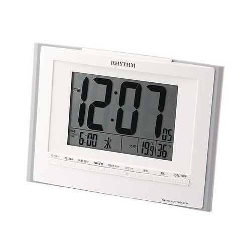 目覚まし時計 デジタル電波時計 掛置き兼用