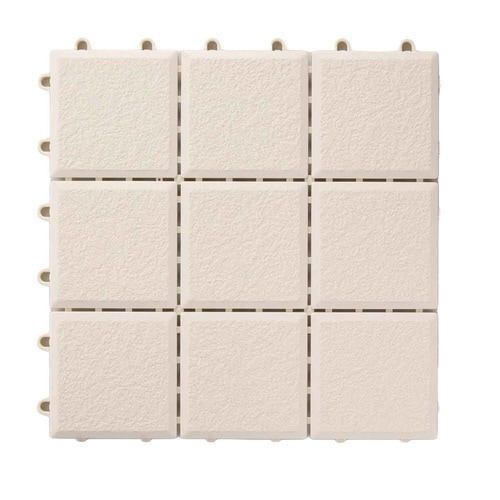 タイル風 ジョイント オフホワイト