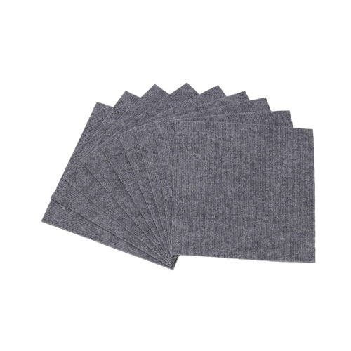 タイルカーペット 吸着ぴたマット ループ グレー