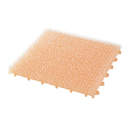 クリア人工芝 30cm×30cm オレンジ