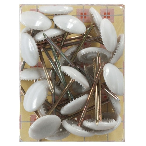 押しピン カーペット鋲 上敷き固定用ピン グレー