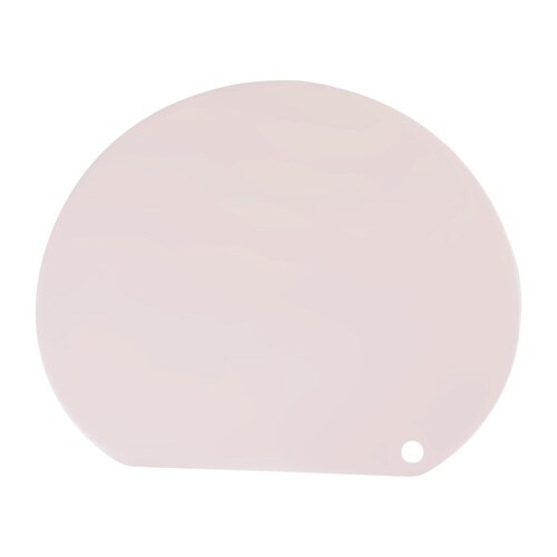 まな板 かまぼこ型 ワイド 抗菌 スモーキーピンク