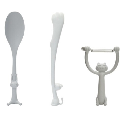 キッチンツール 3点セット フェリーチェ グレー