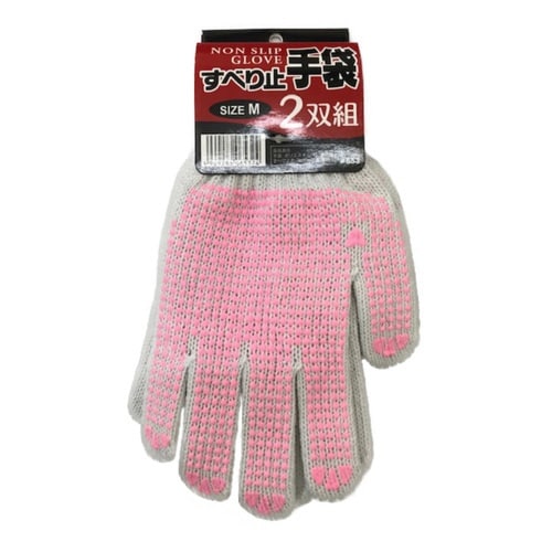滑り止め手袋 Mサイズ 2双
