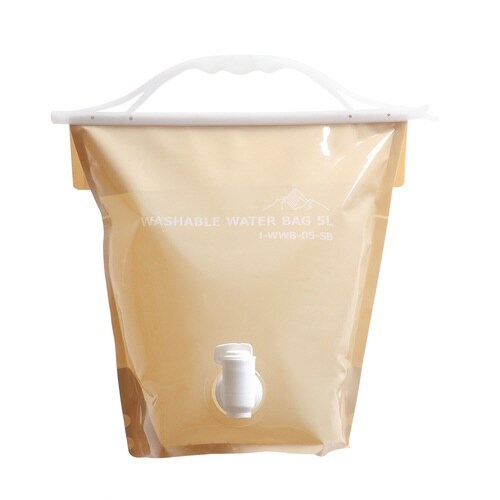 ウォータータンク 5L 折りたたみ サンドベージュ