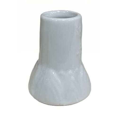 野線香立て 陶器 白 仏具