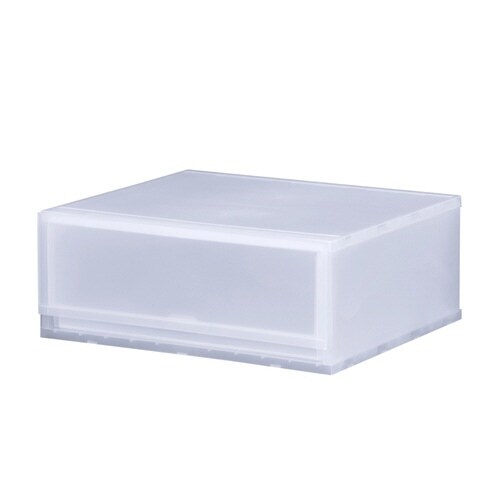 収納ケース プラスト 半透明タイプ 1段