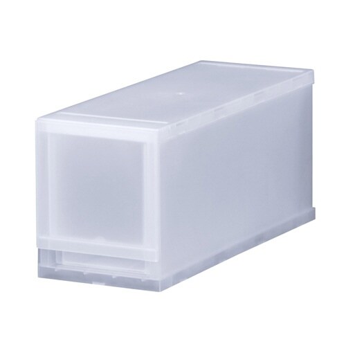 収納ケース プラスト 半透明タイプ 1段