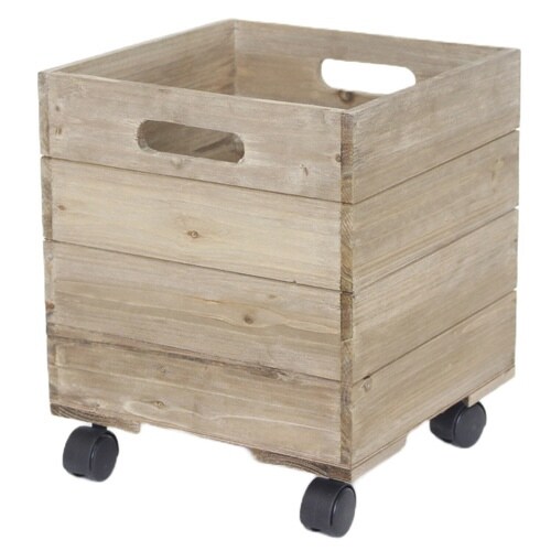 キャスターボックス M 木製 収納ボックス