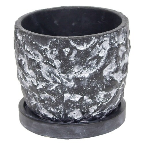 植木鉢 ブラックストーンポットS 3.5号