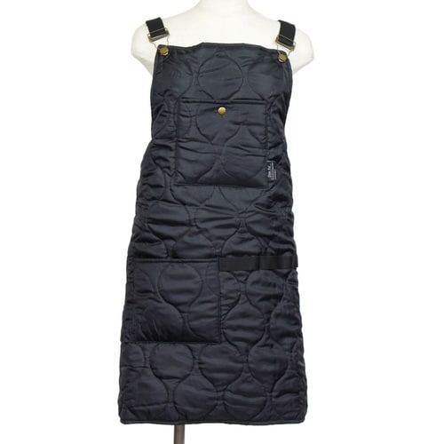 エプロン キルティングエプロンフル ブラック