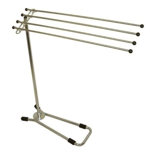 室内物干し ステンレス 省スペースタオルハンガー