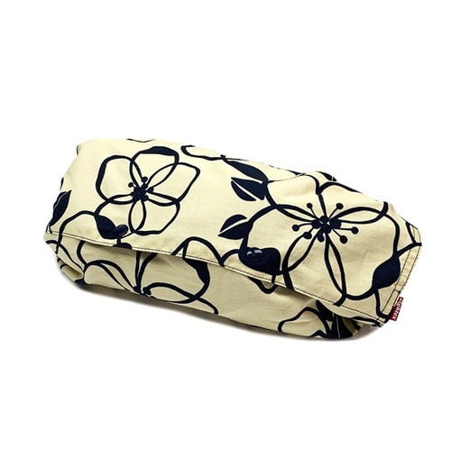 抱っこ紐 収納カバー 日本製 フラワーネイビー