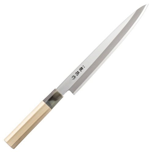 柳刃包丁 21cm 龍徳作 八角柄 和包丁 日本製