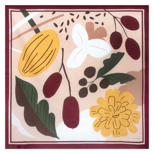 風呂敷 110cm 大判 撥水 レッド