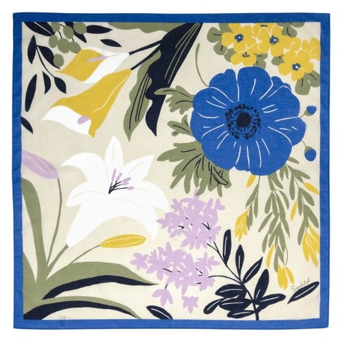 風呂敷 75cm 中判 Sarahbel ブルー