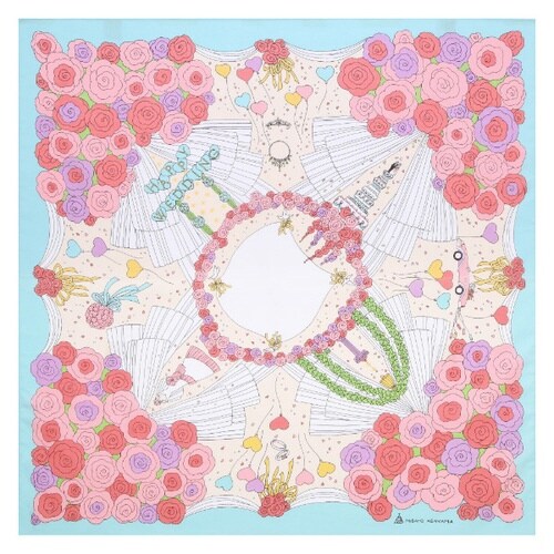 風呂敷 75cm 中判 浅山美里 綿 二巾ふろしき