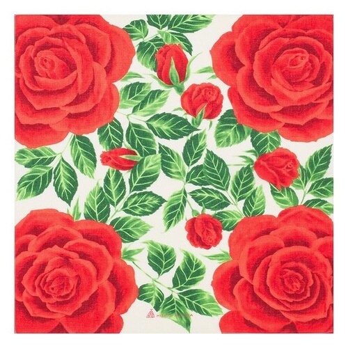 風呂敷 50cm 浅山美里 ふろしき バラ 綿