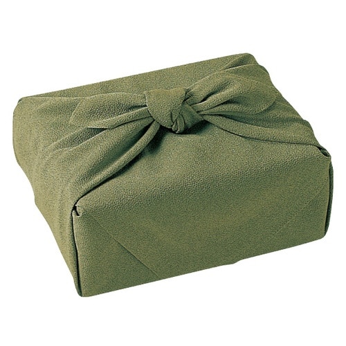 風呂敷 色がきれいなちりめん無地 二巾 カブの葉